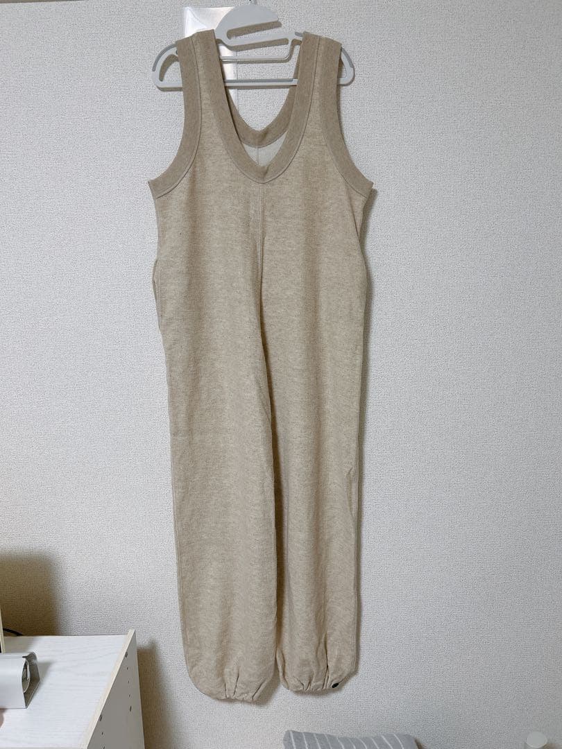 トゥデイフル コットンリネンラフコンビネゾン36