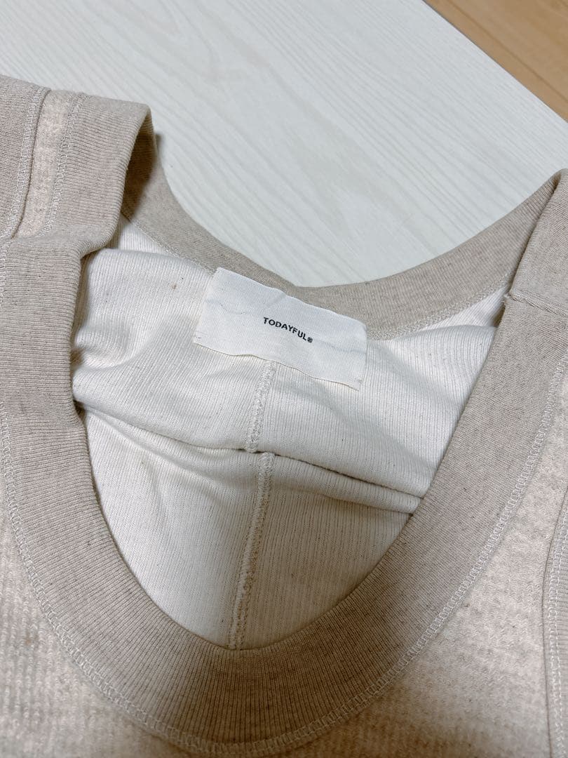 トゥデイフル コットンリネンラフコンビネゾン36