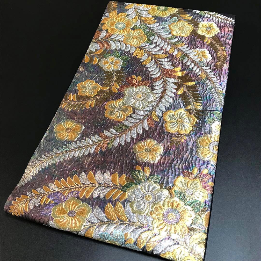［6466］袋帯 美品 辻ヶ花 金銀糸 六通 逸品 正絹 着物 フォーマル