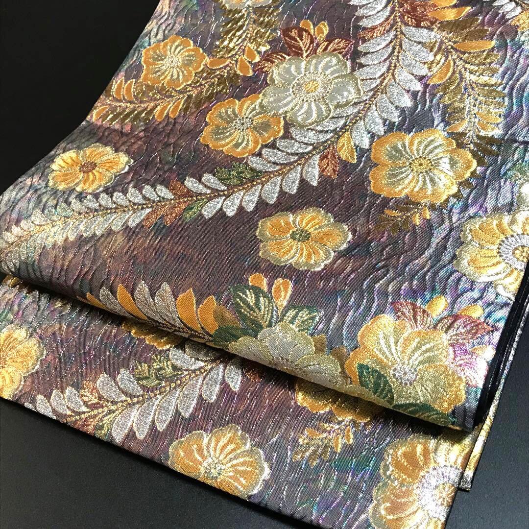 ［6466］袋帯 美品 辻ヶ花 金銀糸 六通 逸品 正絹 着物 フォーマル