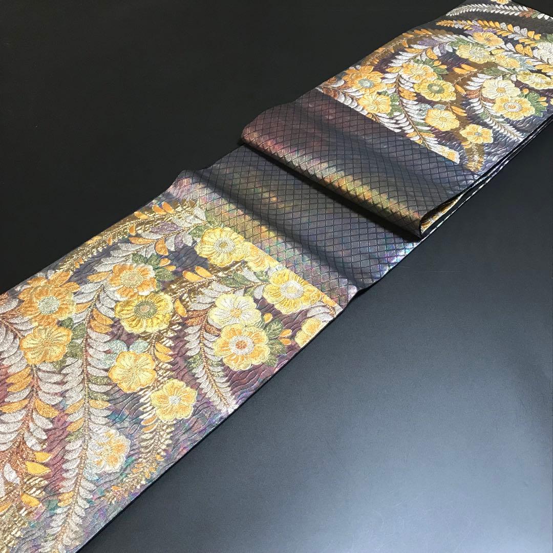 ［6466］袋帯 美品 辻ヶ花 金銀糸 六通 逸品 正絹 着物 フォーマル