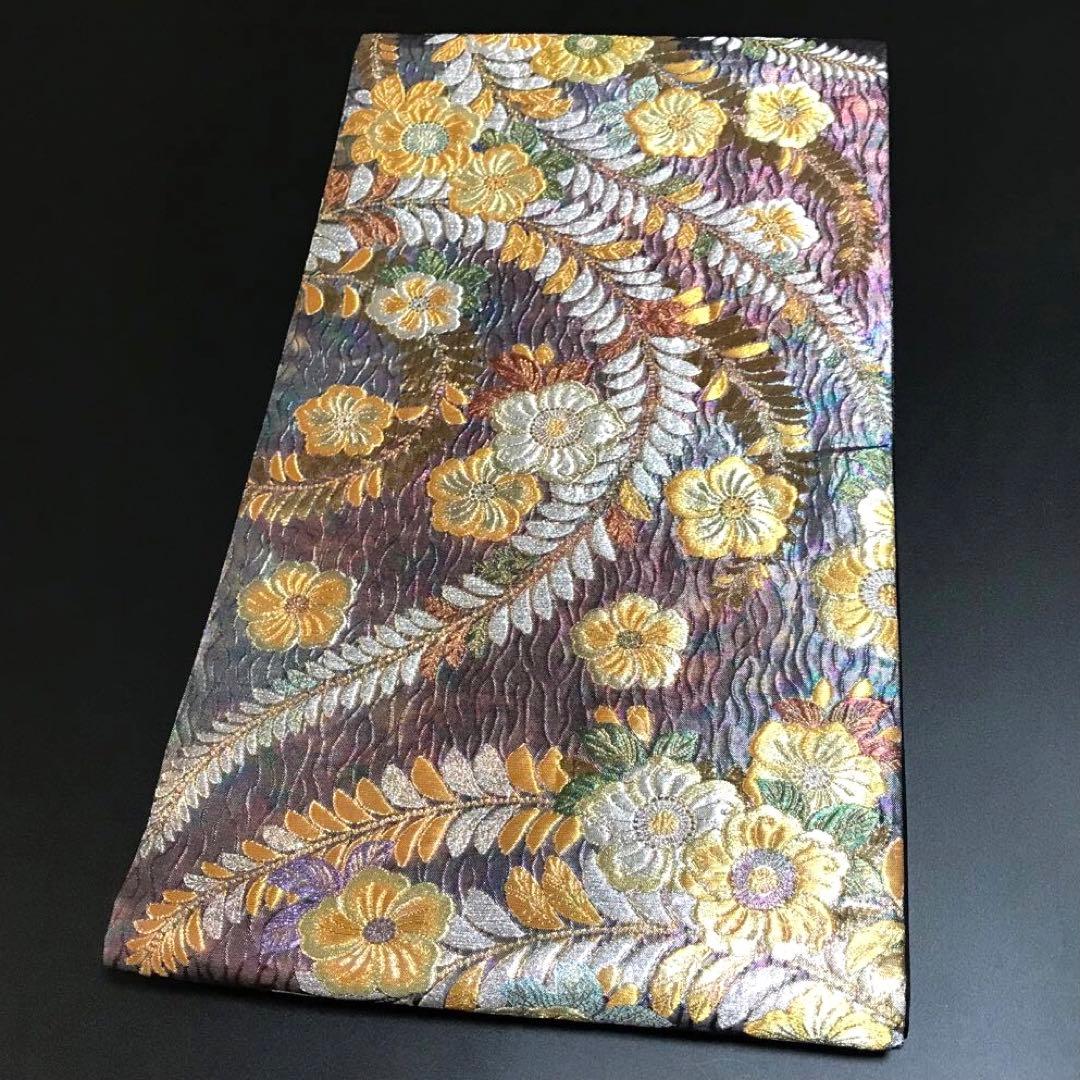 ［6466］袋帯 美品 辻ヶ花 金銀糸 六通 逸品 正絹 着物 フォーマル