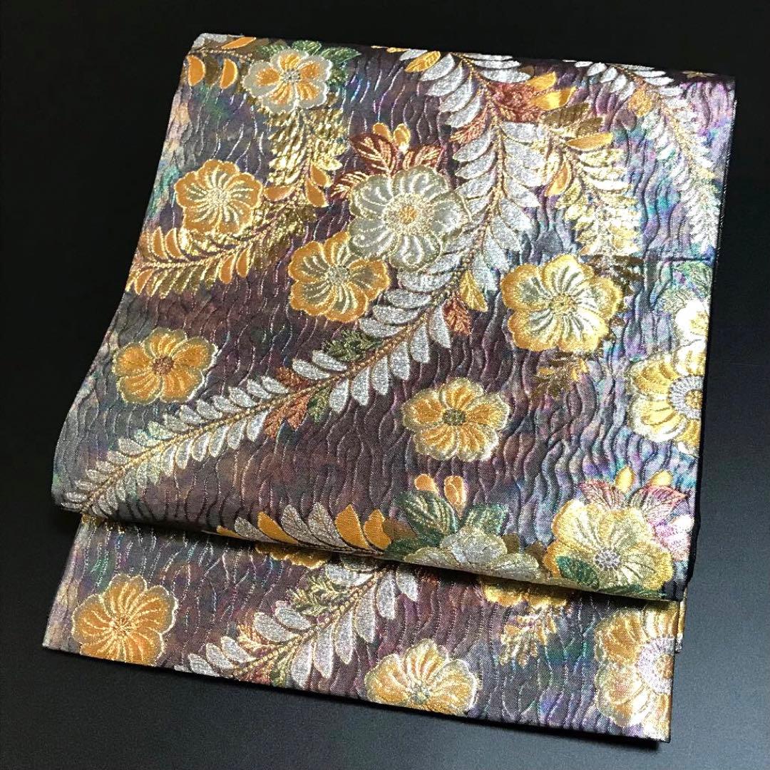 ［6466］袋帯 美品 辻ヶ花 金銀糸 六通 逸品 正絹 着物 フォーマル