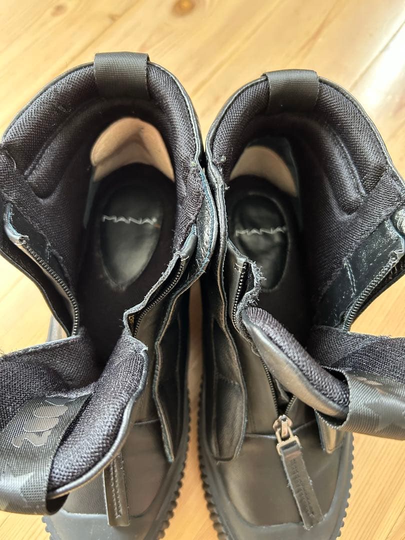 MANA 547087 ブロック・ハイカットスニーカー サイズ:39