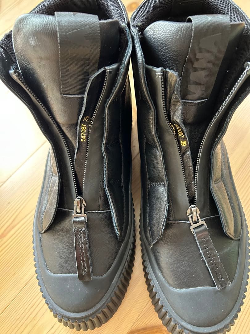 MANA 547087 ブロック・ハイカットスニーカー サイズ:39