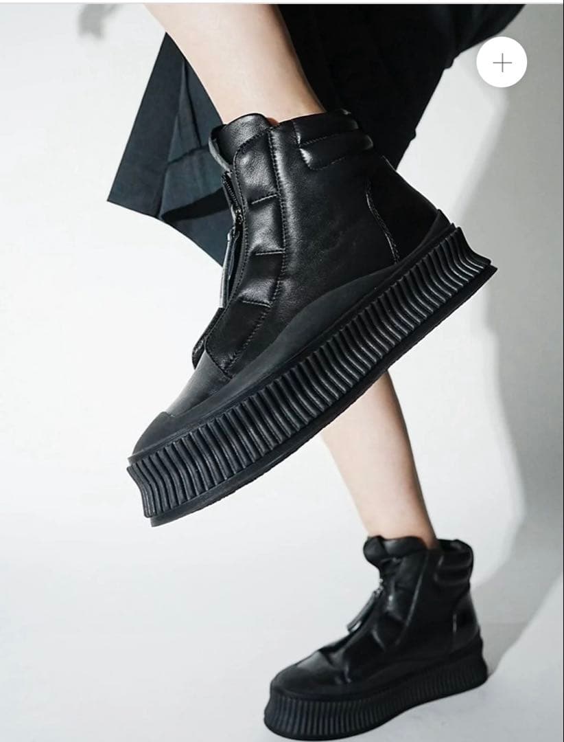 MANA 547087 ブロック・ハイカットスニーカー サイズ:39