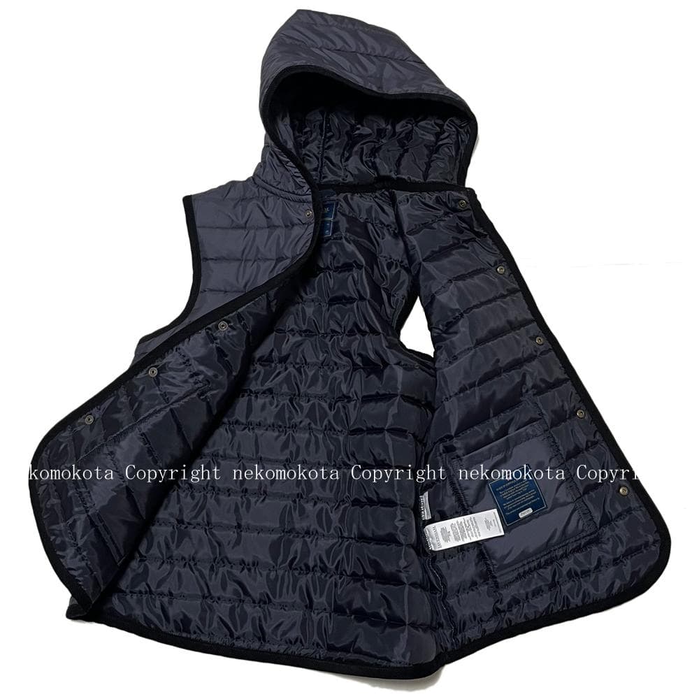 ラベンハム ホリゾンタルキルト キルティング ベスト バートン 40 ネイビー