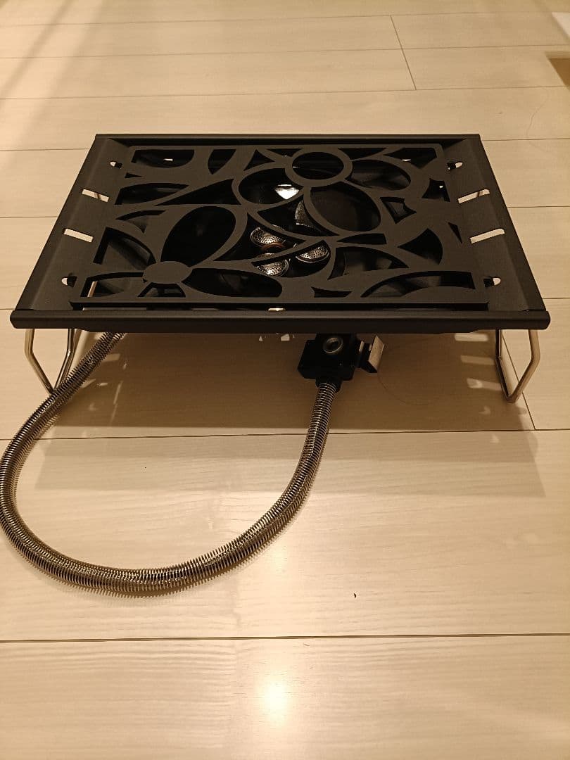 igtテーブルシングルバーナーコンロ 黒 収納ケース付き