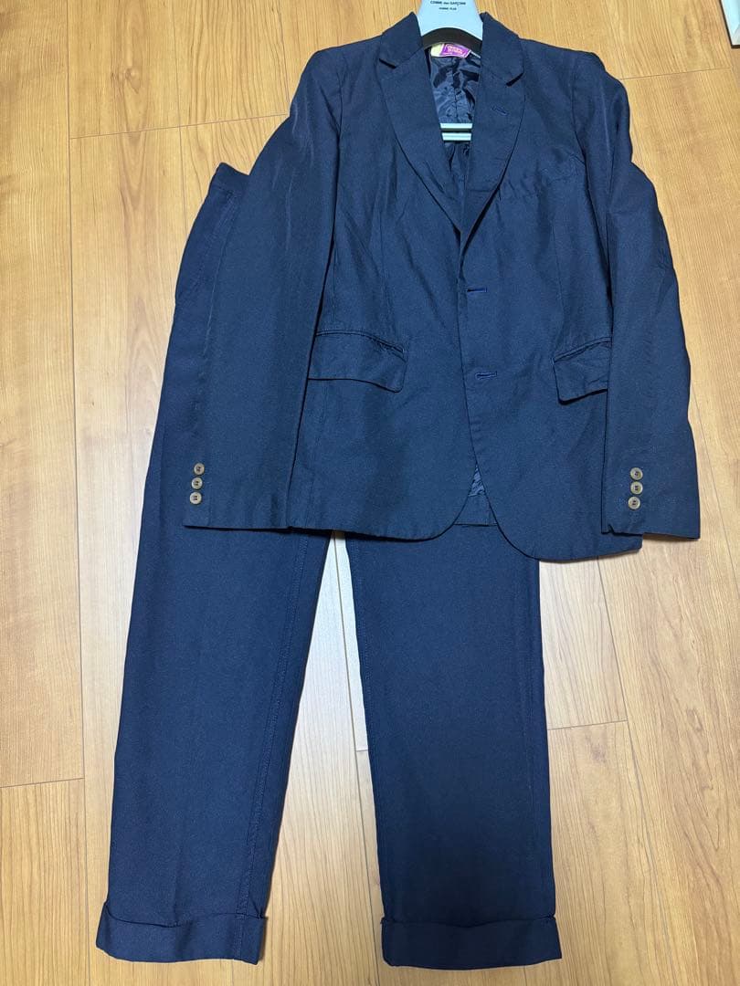 COMME des GARCONS HOMME PLUS定番製品染スーツXS美品