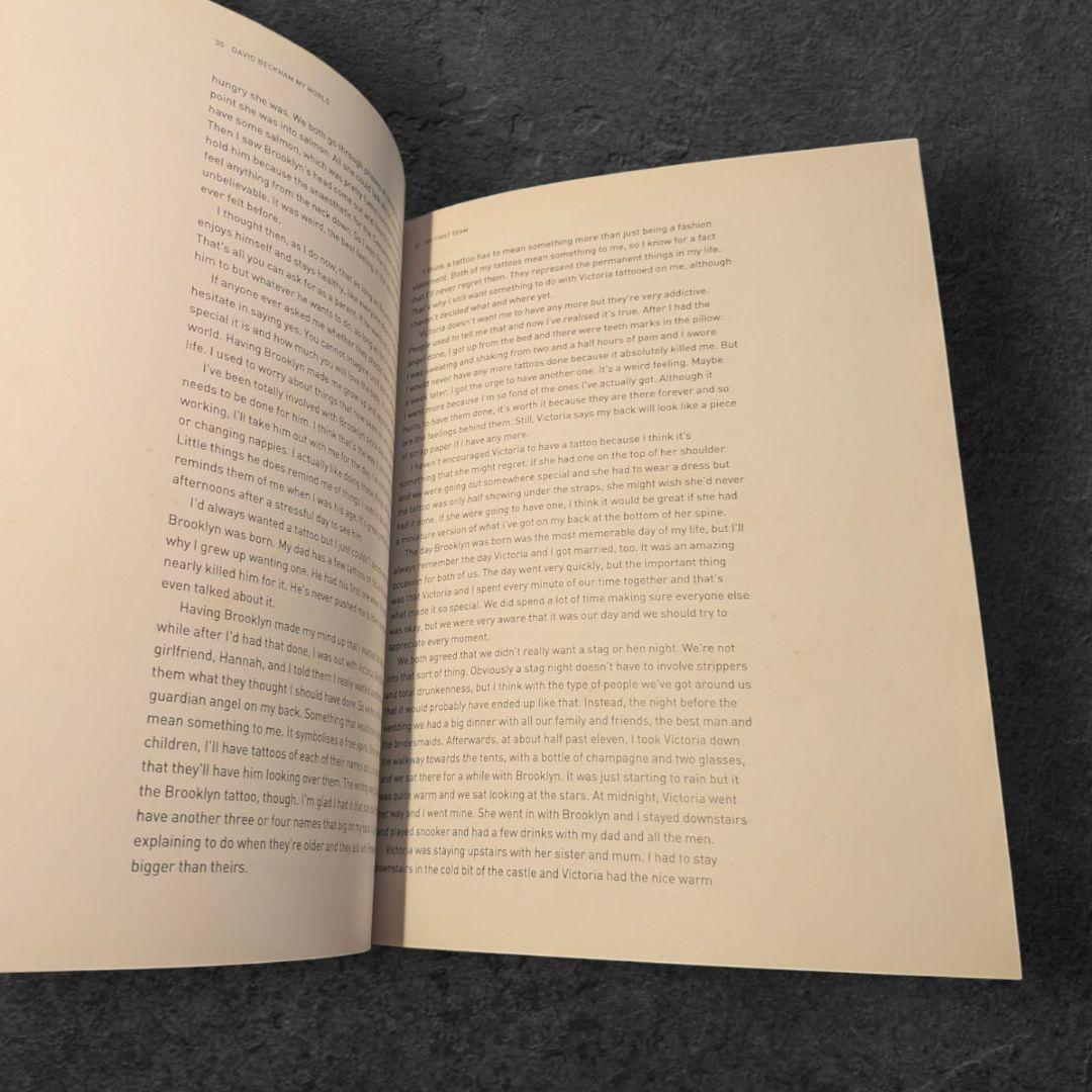 BECKHAM My World デビッド・ベッカム 自伝 直筆サイン入り