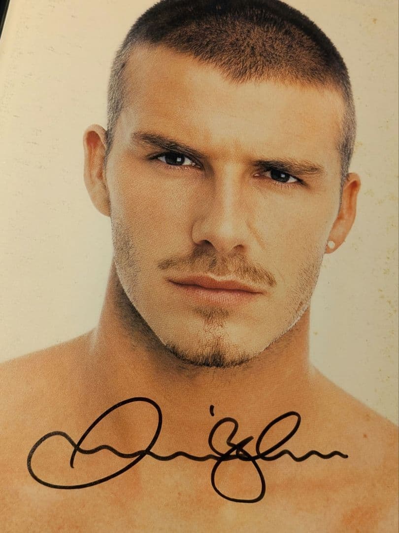 BECKHAM My World デビッド・ベッカム 自伝 直筆サイン入り