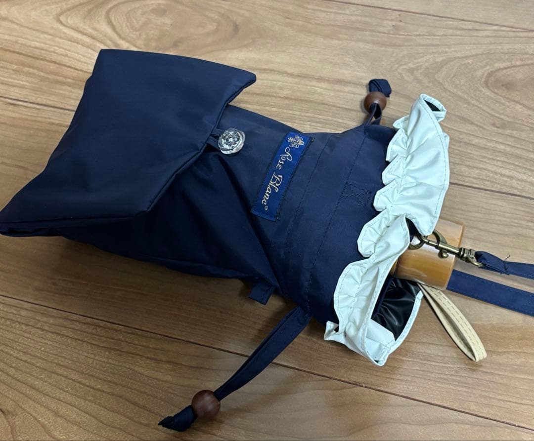 芦屋ロサブラン日傘 3段折フリル 遮光率100％