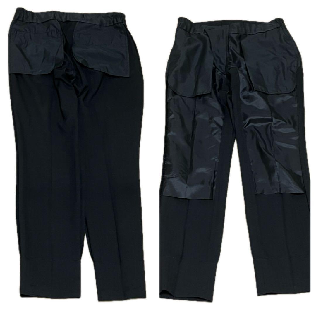 【未使用級】スーツセレクト 4S 3ピース スーツ Y6 黒 ストライプ 24年