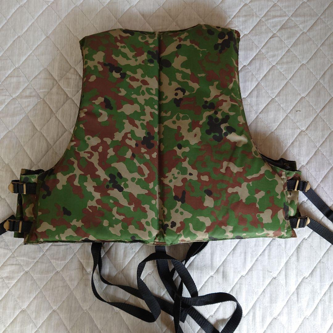 EVISU迷彩ライフジャケット 調整可能 2ポケット