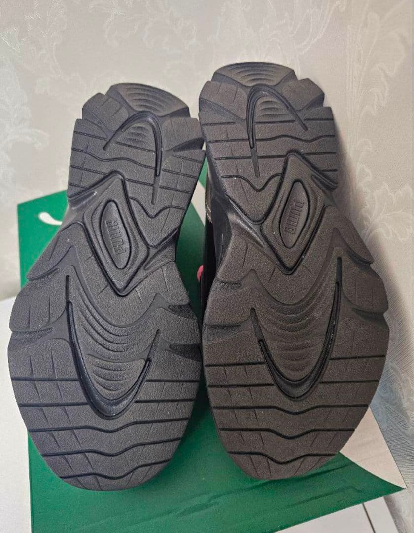 PUMA プーマ ローファー ブラック ピンク 23.5 スニーカーローファー