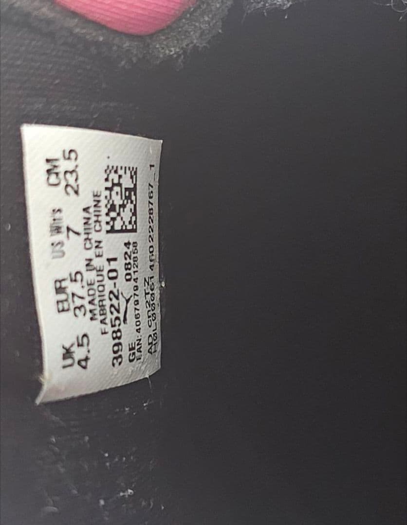 PUMA プーマ ローファー ブラック ピンク 23.5 スニーカーローファー