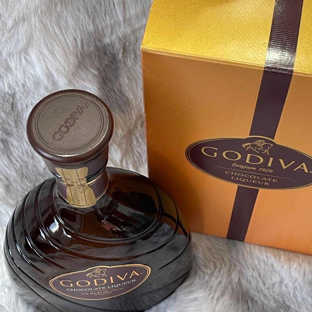 生産終了　廃盤GODIVA チョコレートリキュール 750ml 箱入り