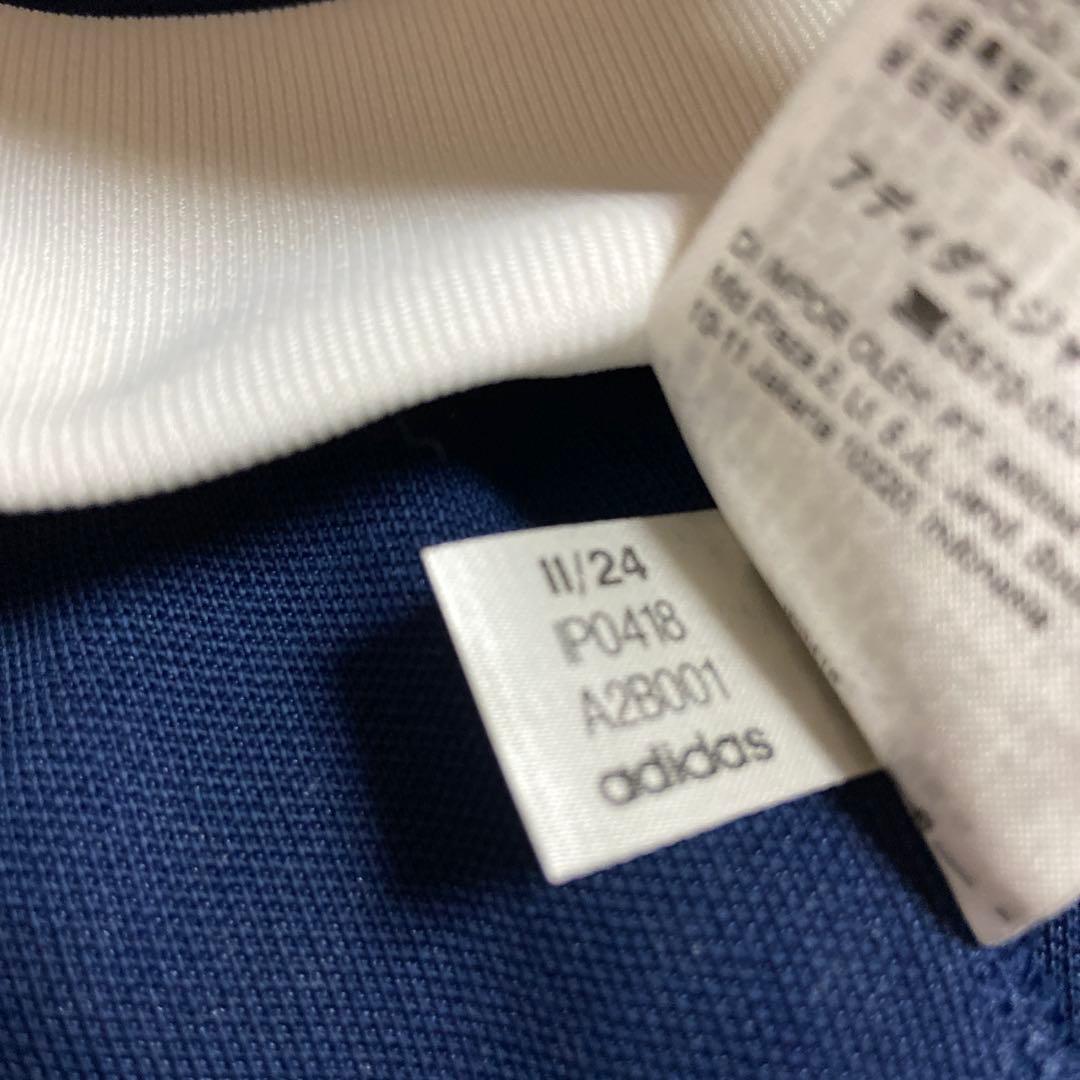 adidas ジャージ M ネイビー　トラックジャケット