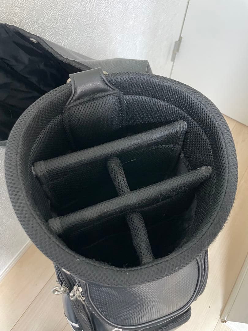 ブリヂストンTOURSTAGE キャディバッグ ブラック/レッド