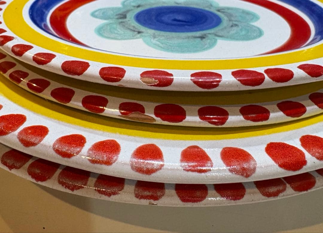 イタリア製★アンティークDesimone ディナープレートセット