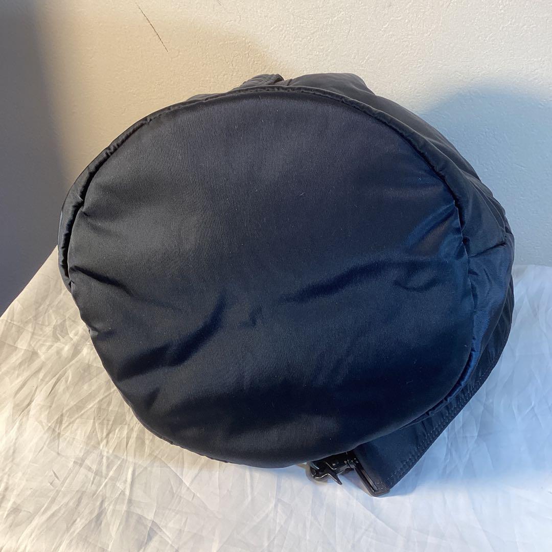 ポーター&ステューシーWネーム　アイアンブルーバケツ型2WY美品