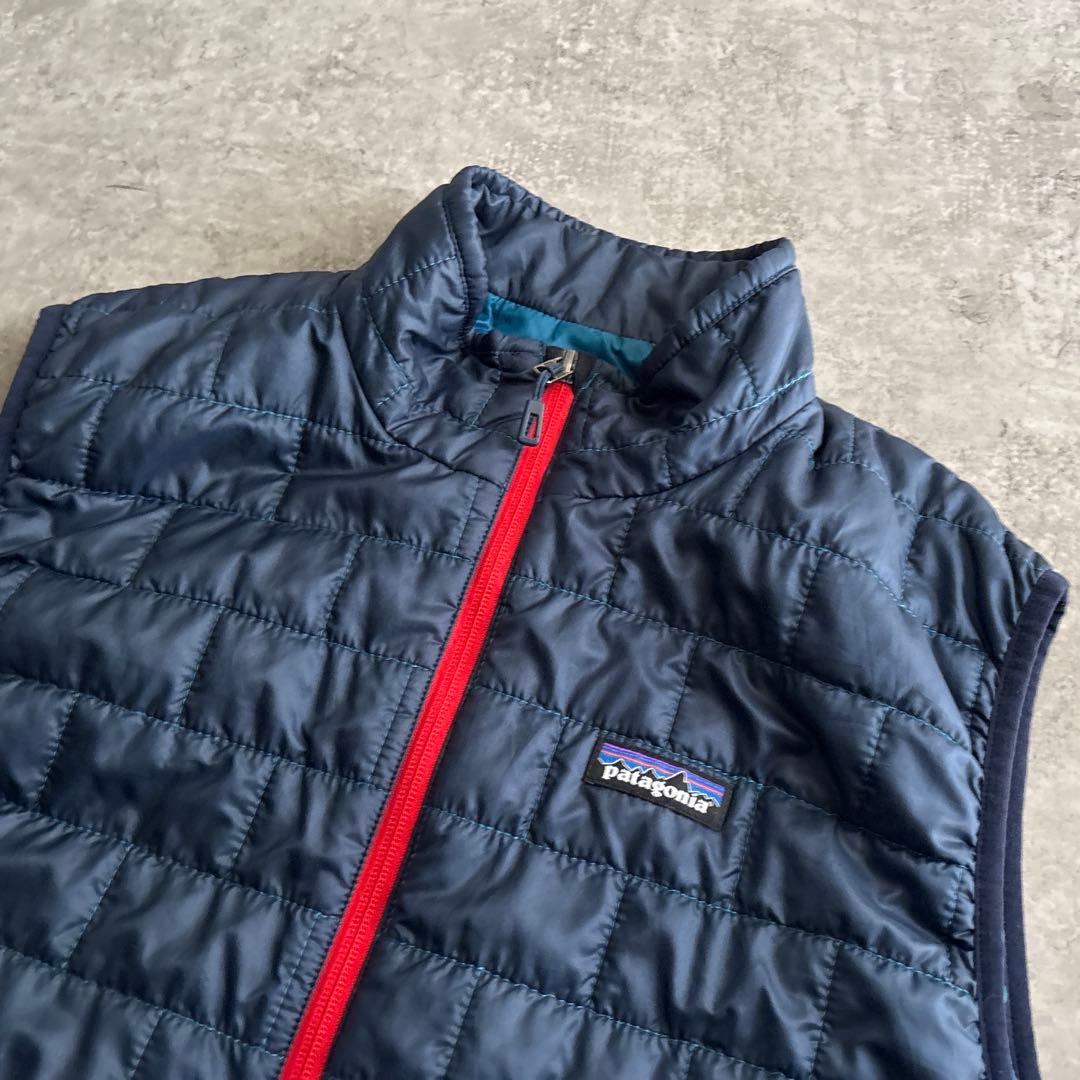 極美品■patagonia【M】ナノパフベスト ネイビー パーマフロスト