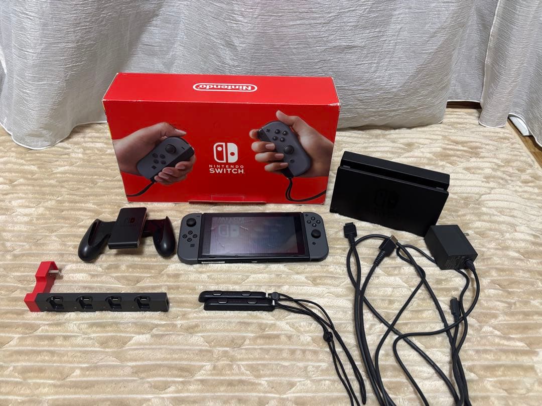 Nintendo Switch 本体 グレー 充電スタンド付き