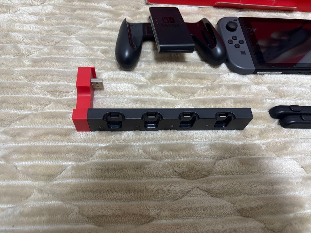 Nintendo Switch 本体 グレー 充電スタンド付き