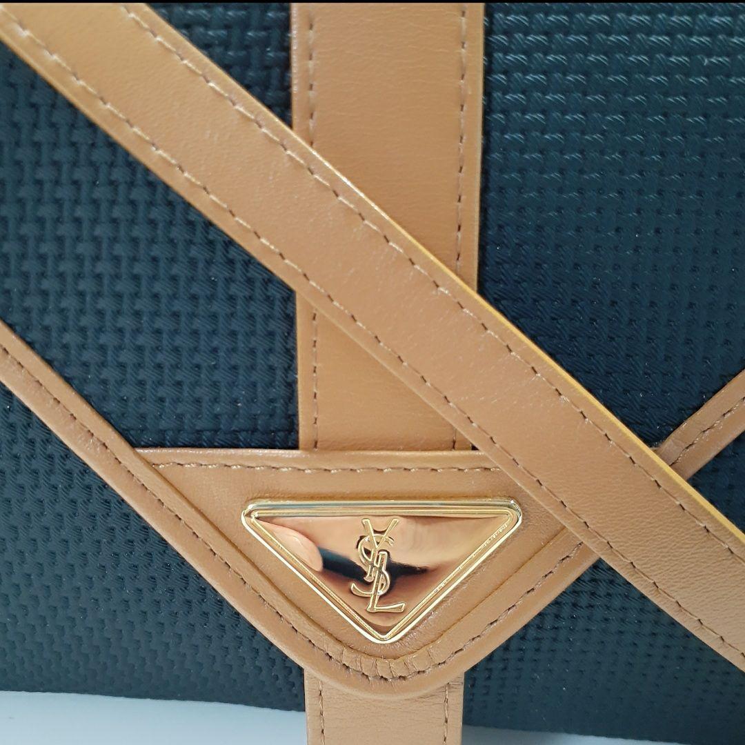 YSL イヴサンローラン ショルダーバッグ バイカラー SAINTLAURENT