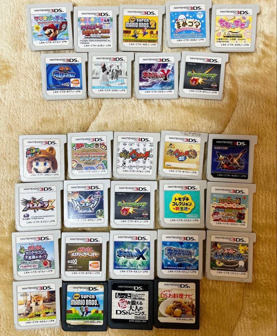 3DS DS ソフト カセット 28点 まとめ売り