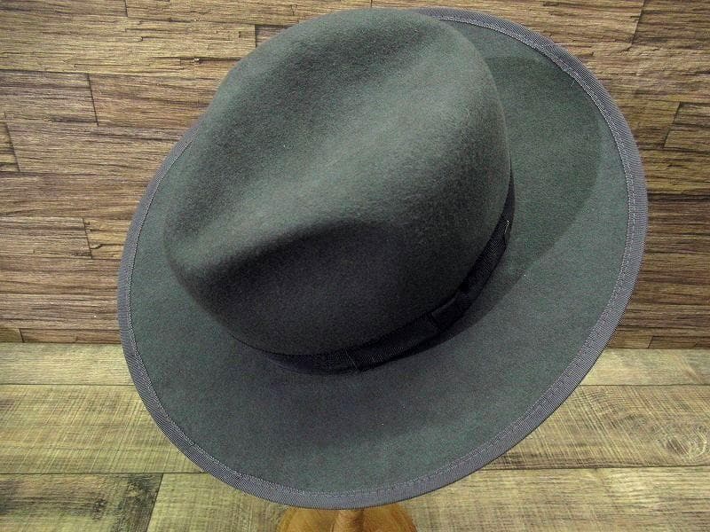 試着のみ ミスターファットマン TWO DOLLAR ロングブリム 中折れハット