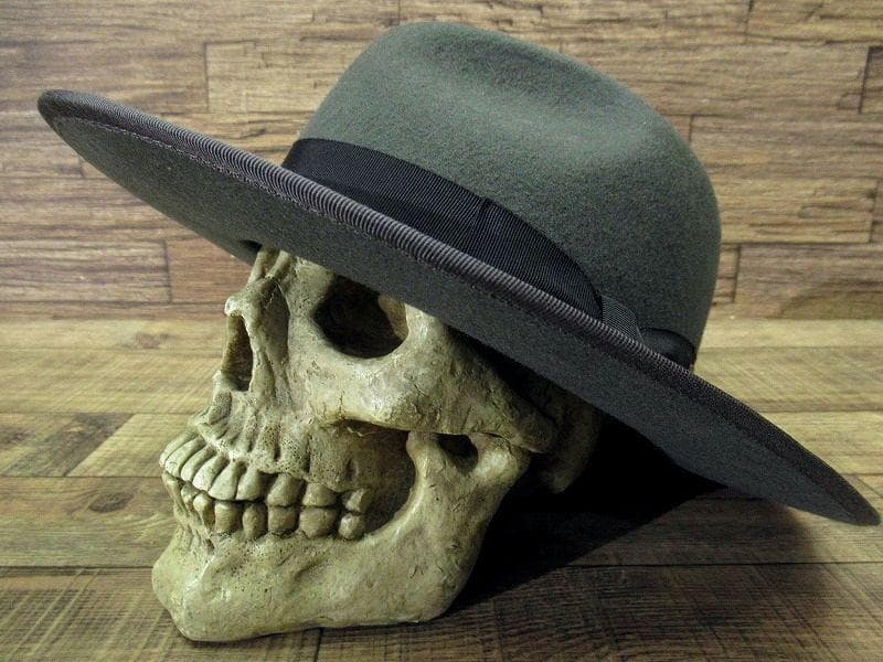 試着のみ ミスターファットマン TWO DOLLAR ロングブリム 中折れハット