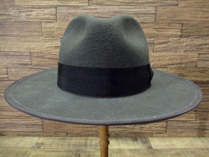 試着のみ ミスターファットマン TWO DOLLAR ロングブリム 中折れハット