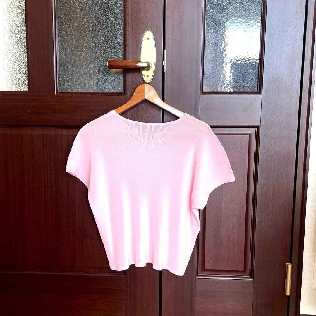 PLEATS PLEASE プリーツプリーズさくら色カットソー