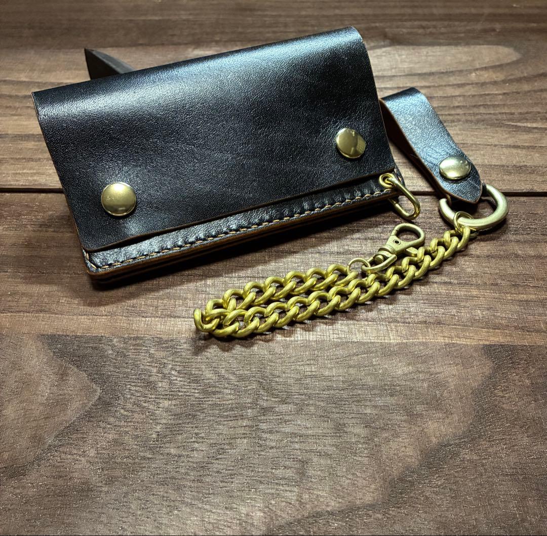 本革ミドルトラッカーウォレット