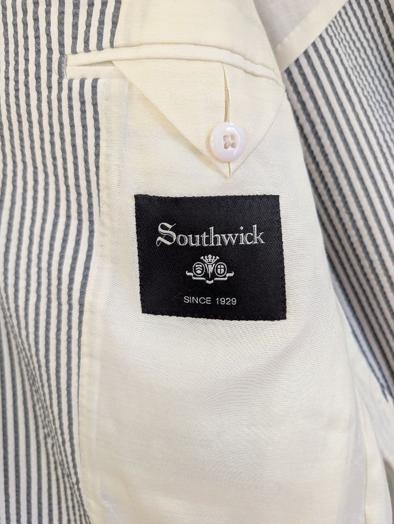 更に！値下げ！SHIPS&SouthWickのシアサッカーダブルブレストスーツ