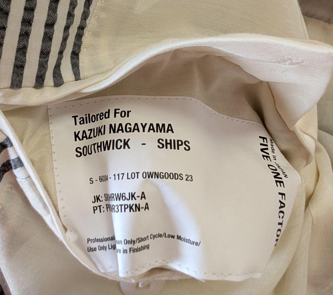 更に！値下げ！SHIPS&SouthWickのシアサッカーダブルブレストスーツ