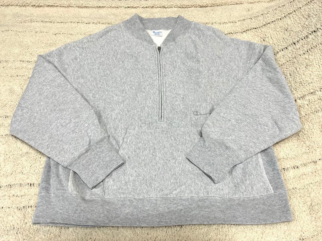 フレームワークチャンピオン別注ハーフzipリバースウィ