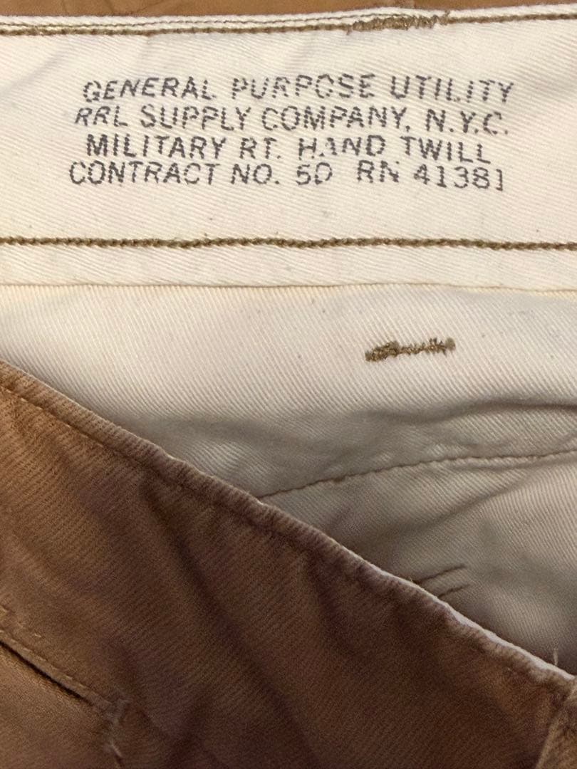 RRL ダブルアールエル チノパン コットンフィールド 30インチ【最終価格】
