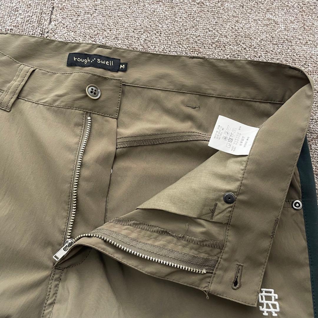 超美品　ラフアンドスウェル　パンツ　ストレッチ　春夏　カーキ　Mサイズ