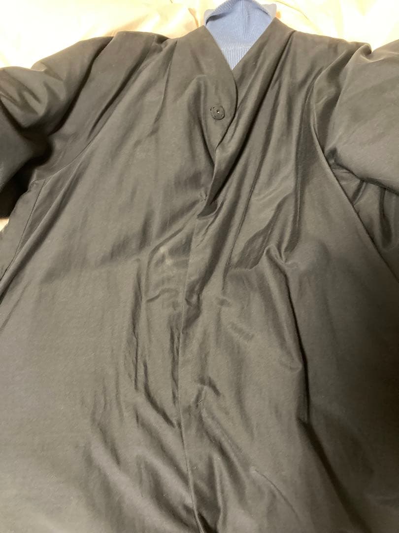 2020 ヨーガンレール　シルクコットンダウンコート　黒 Lサイズ