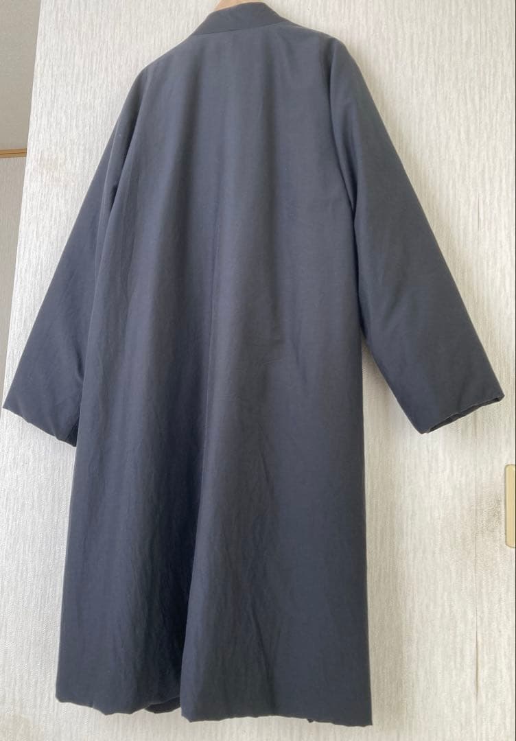 2020 ヨーガンレール　シルクコットンダウンコート　黒 Lサイズ