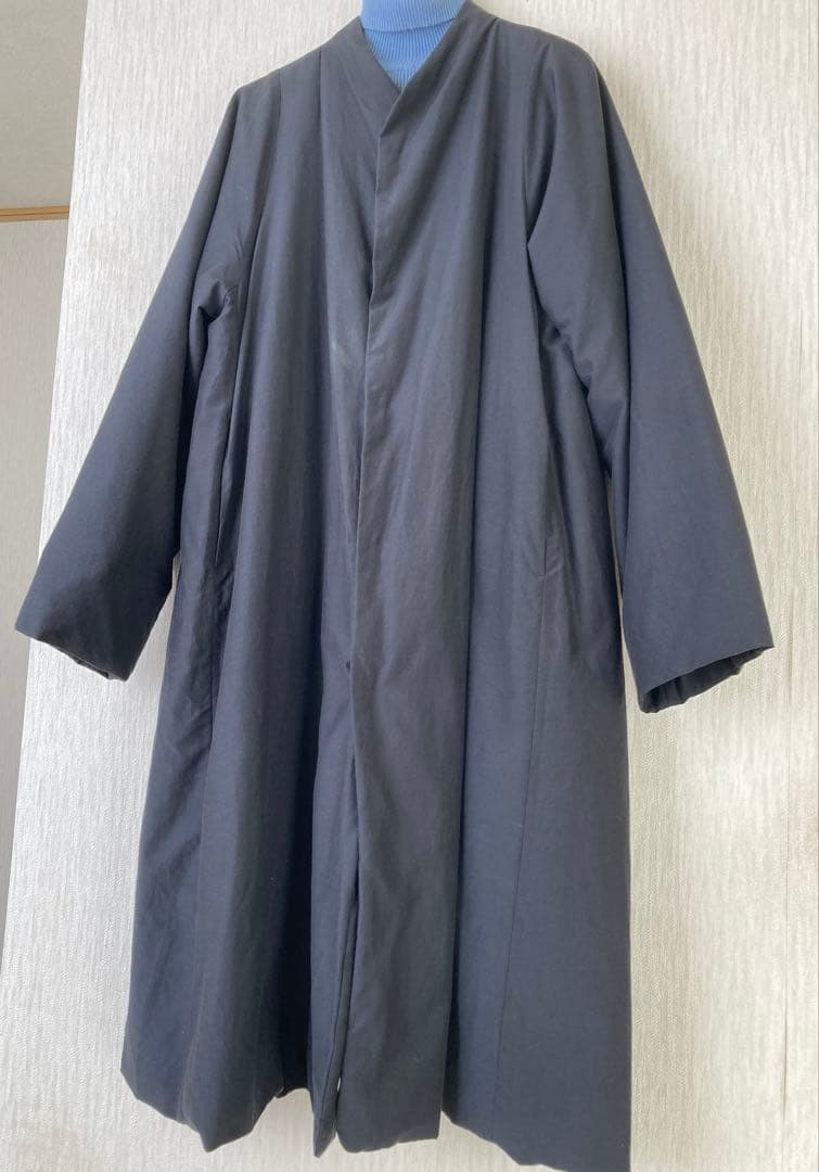 2020 ヨーガンレール　シルクコットンダウンコート　黒 Lサイズ