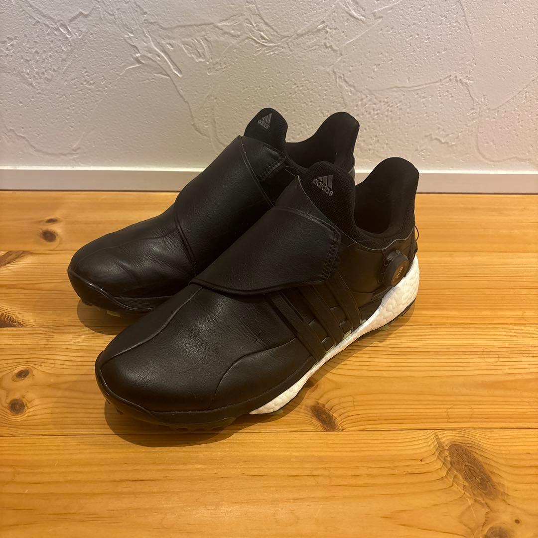 adidas ゴルフシューズ ブラック BOA 28cm