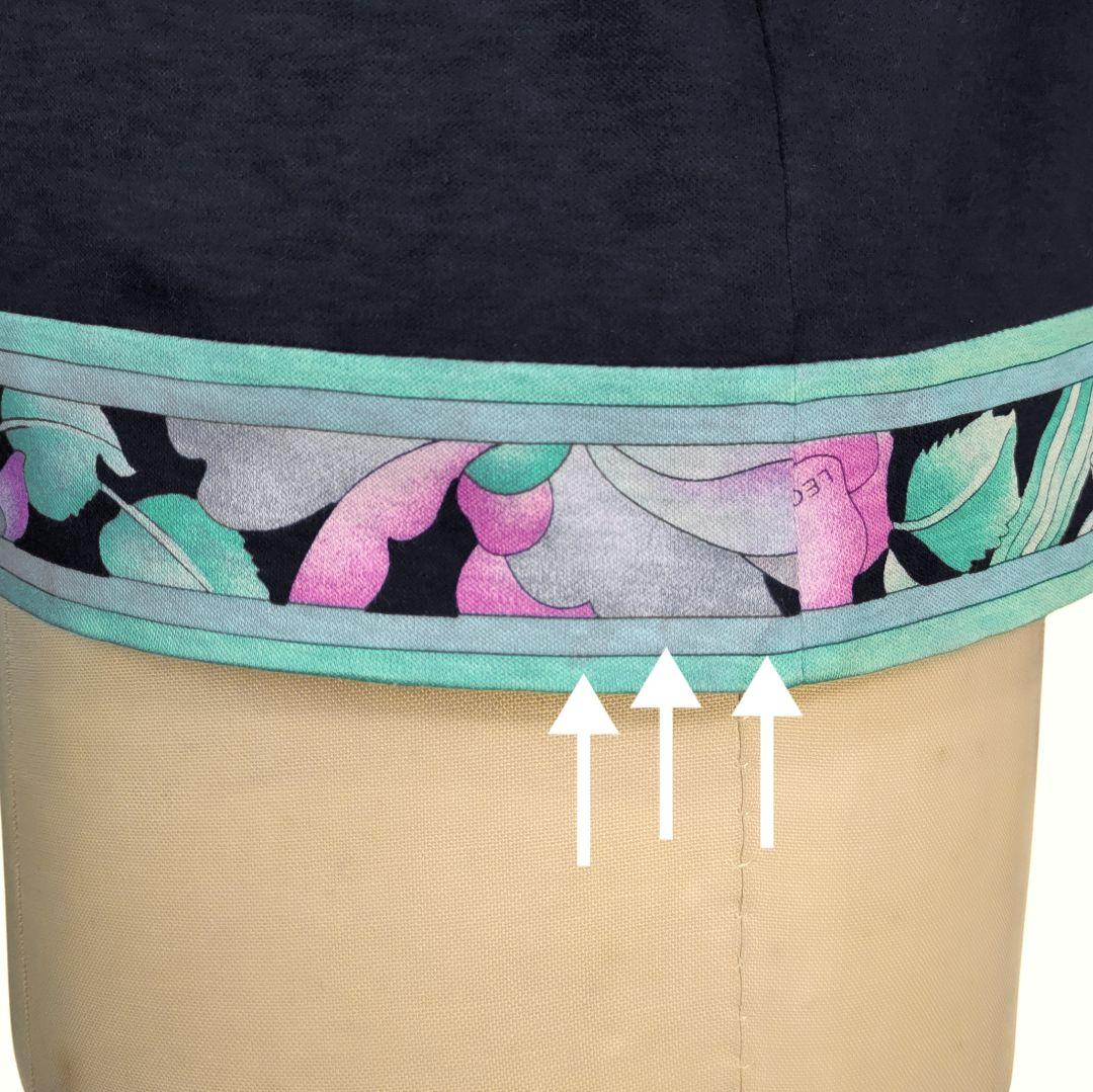 ☆ LEONARD レオナール シーアイランドコットン フラワー柄 カットソー