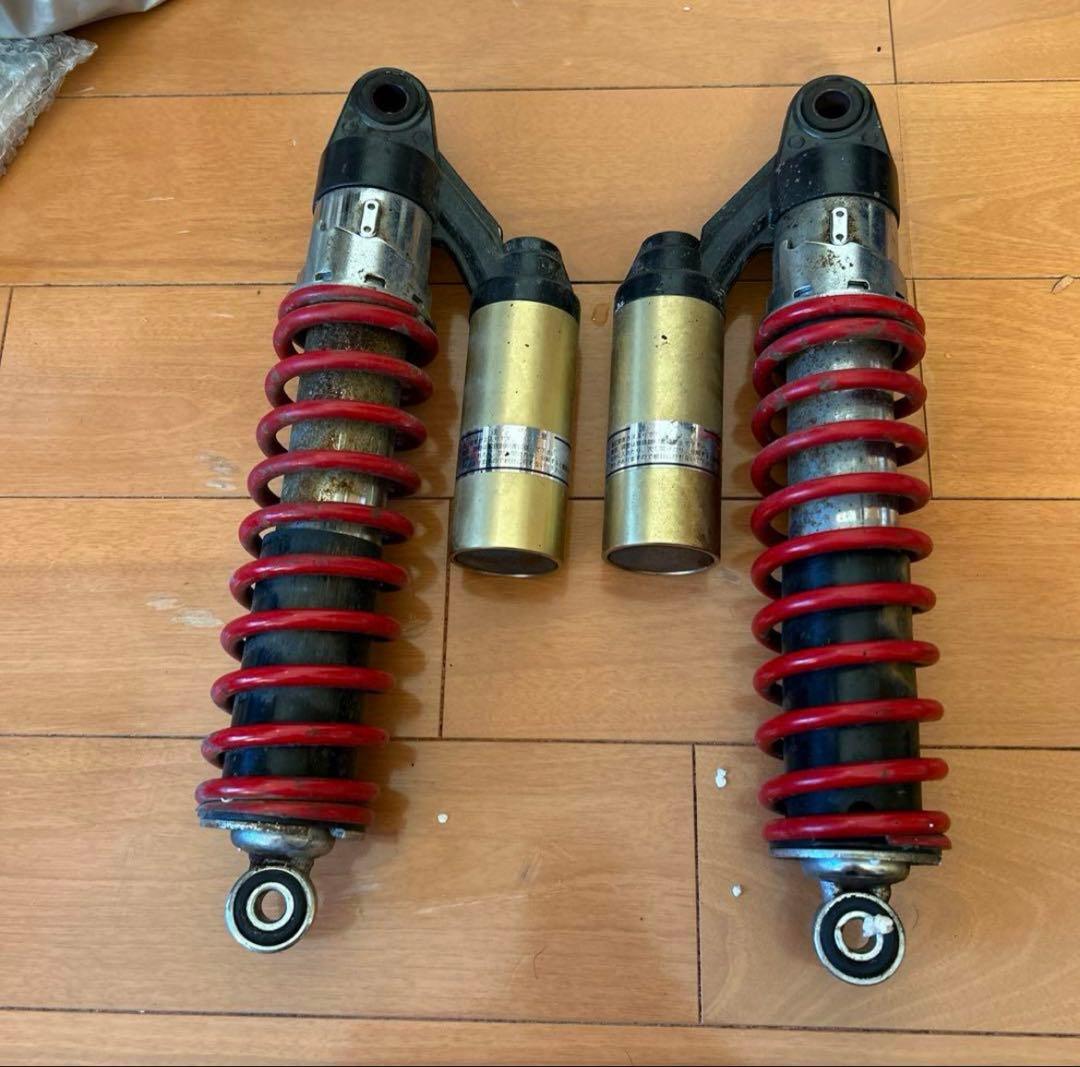 バリオス2SHOWA ダブルショックサスペンション 赤黒