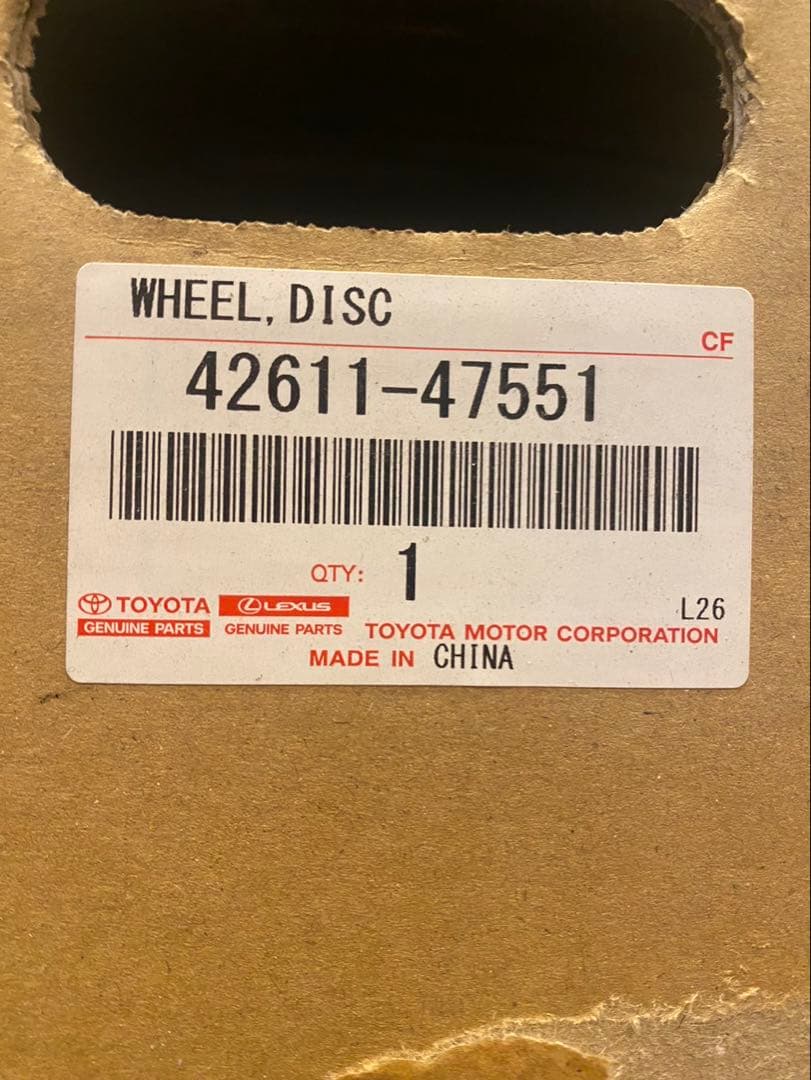 60プリウス純正19インチホイール一本