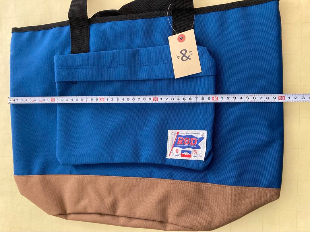 rough&swell ラフアンドスウェルゴルフトートバッグ / 青と茶色