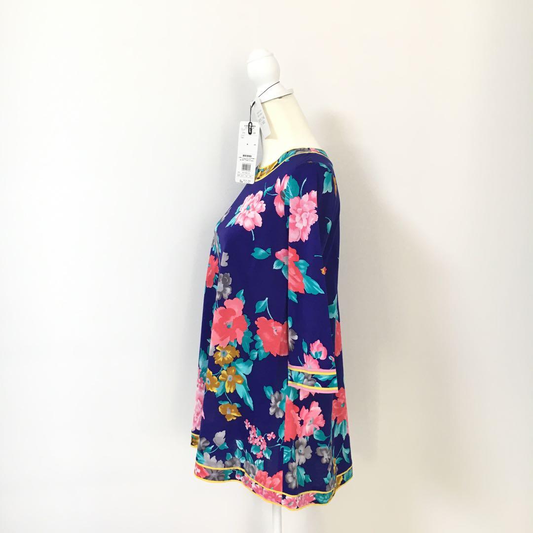 新品同様　LEONARD レオナール　タグ付　コットンストレッチ　チュニック