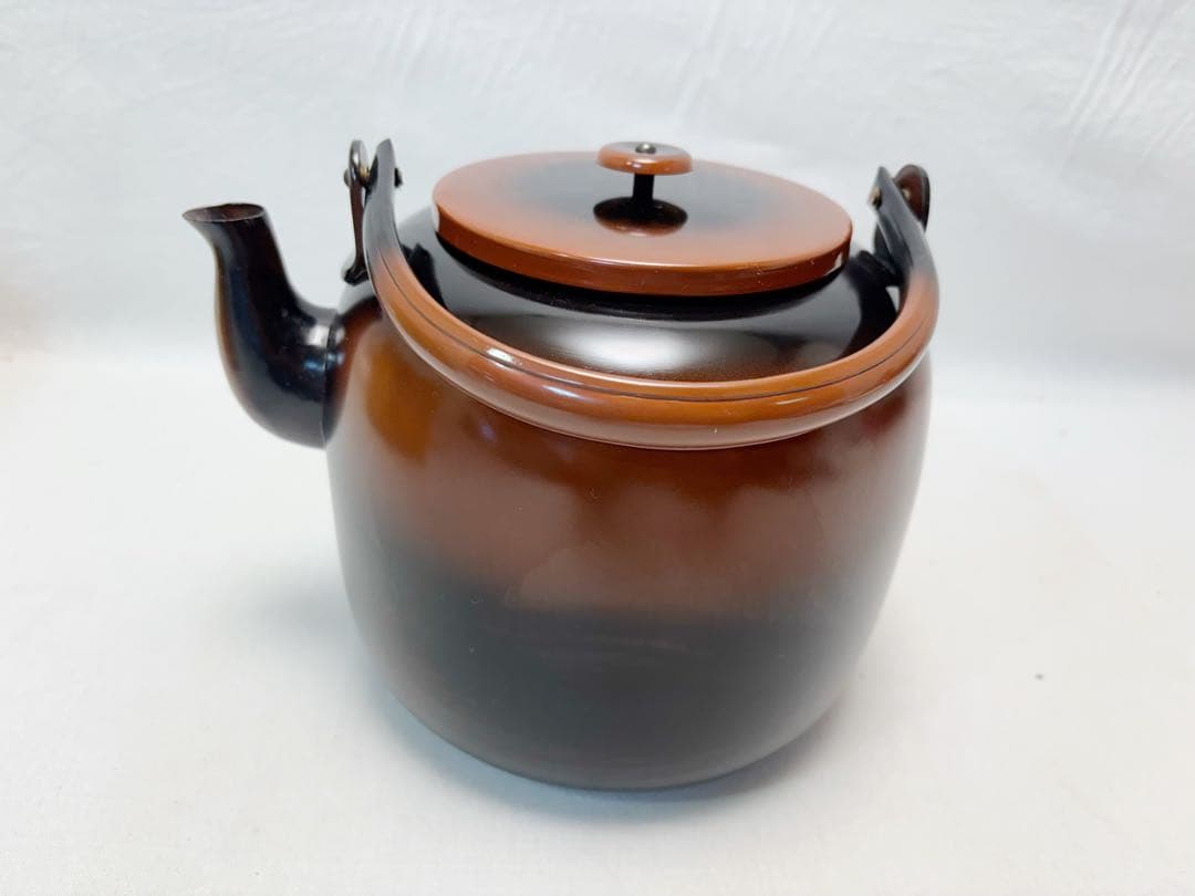 ほぼ未使用 茶道具 やかん 腰黒やかん 水注 薬缶 煎茶道具 表千家 紙箱